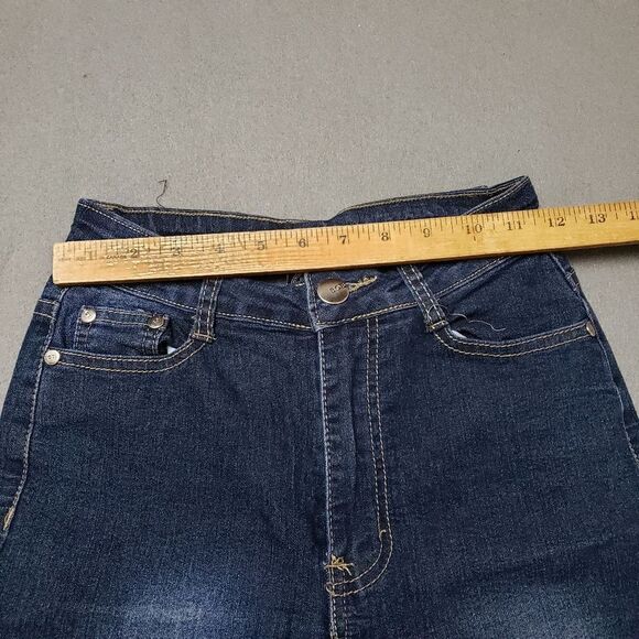 B.O.B. High waist dark wash faded skinny jeans Size 3/4 - Picture 10 of 10